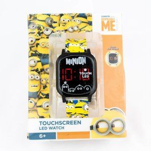Despicable Me Illumination Touchscreen LED Watch Minion Patterned Band Digital